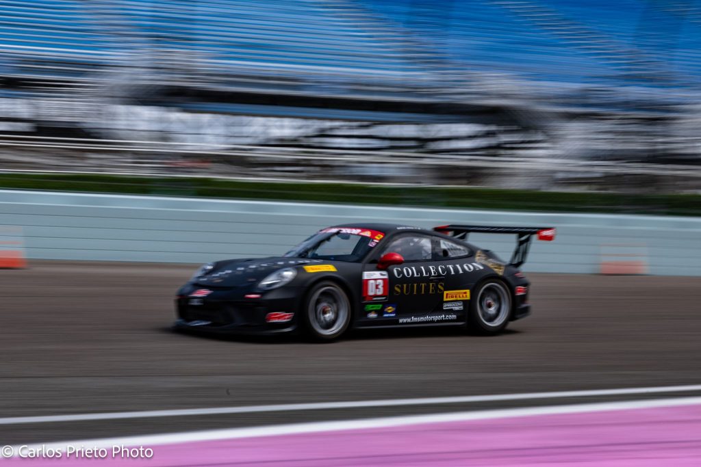 FARA USA Sunset 500 porsche action shot